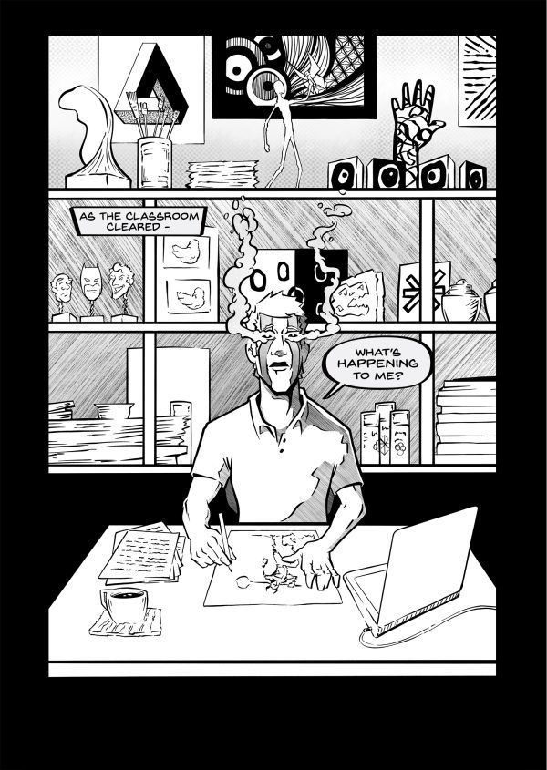 This is a sample page from the comic book Myrrom Galaxy: Oath, by Nate Lindley (aka ACP_Nate) of Awesome Combo Productions (ACP)